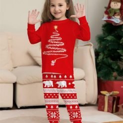 Baby Home for the Holidays Christmas Print Pajamas