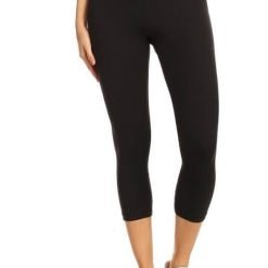 Black Yoga Capri Leggings | Women's Athleisure