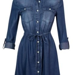 Denim Chambray Dress | Mature Women's Dresses