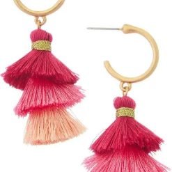 Color Me Pretty Pom Earrings Jewelry