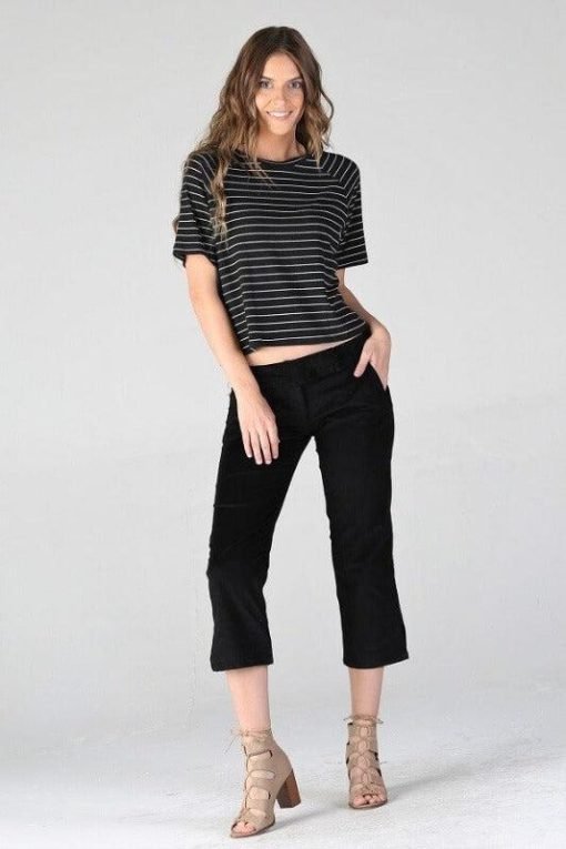 Corduroy Capris Pants | Women's Capris