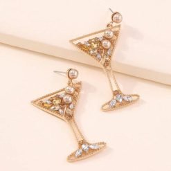 Dirty Martini Glass Earrings | Statement Earrings