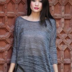 Dolman Sleeve Slub Top | Tunic Tops