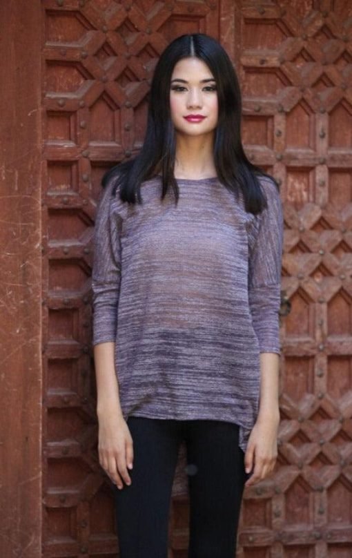 Dolman Sleeve Slub Top | Tunic Tops - Image 5