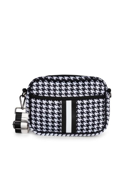 Drew Royal Neoprene Crossbody | Haute Shore | Houndstooth Print
