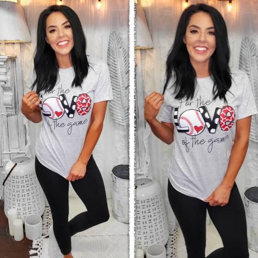 For the Love of the Game Baseball Graphic Tee — изображение 3