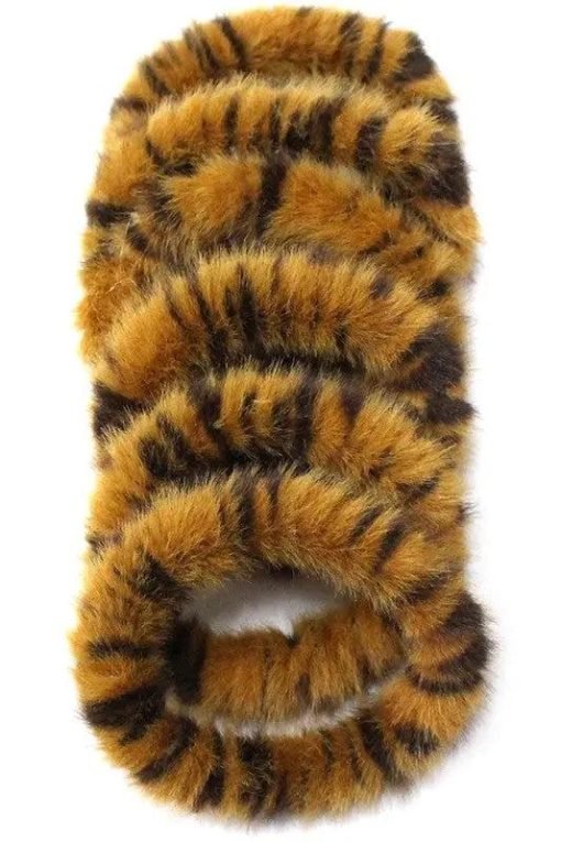 Furry Tiger Scrunchies (Set of 3) Hair Accessories