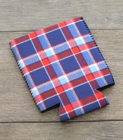 Good Girl Gone Plaid Koozie Drinkware - Image 4
