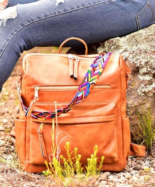 Convertible Backpack Purse – Adjustable & Vegan Leather - Image 3