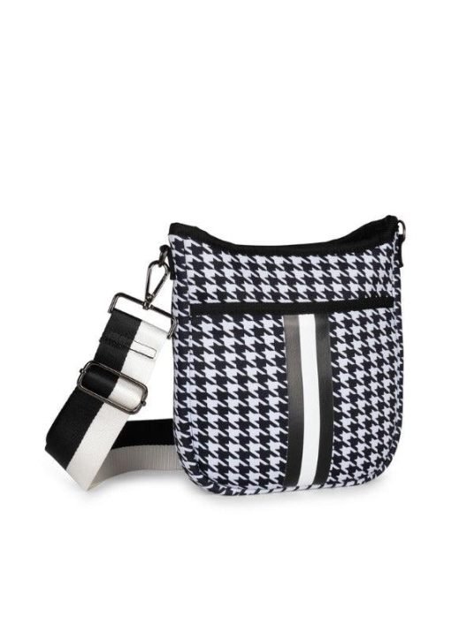 Jeri Royal Crossbody | Haute Shore Bags Near Me | Houndstooth