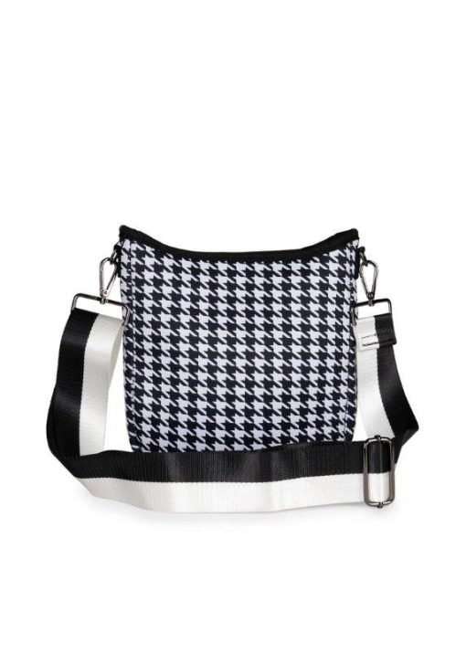 Jeri Royal Crossbody | Haute Shore Bags Near Me | Houndstooth - Image 5