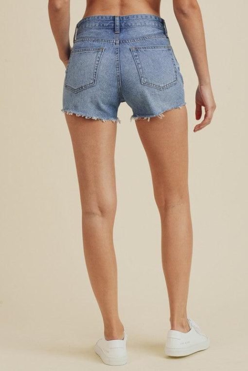 JBD by Just Black Denim Vintage Wash Denim Shorts - 画像 (4)