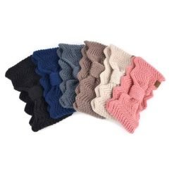 Knotted Bow-Front Chunky Knit Headband