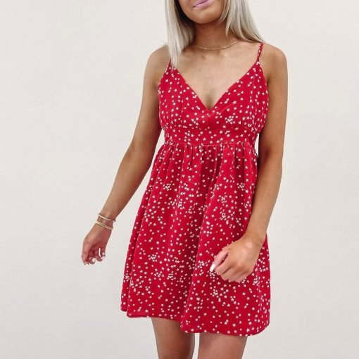 Star Print Dress - Image 3