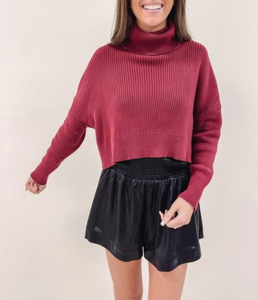 Sydney Sweater – Burgundy - Image 5