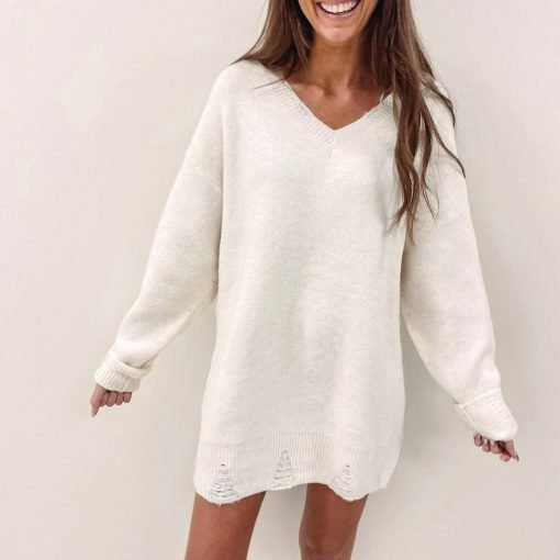 Amanda Sweater Tunic – Cream — изображение 3