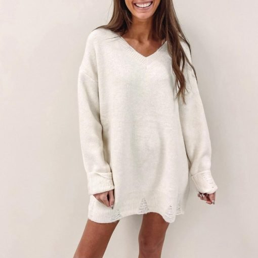 Amanda Sweater Tunic – Cream — изображение 5