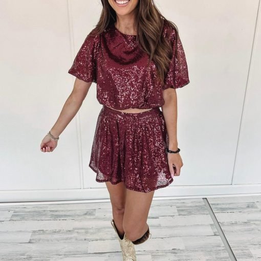Charlie Set – Burgundy