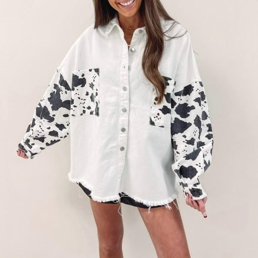 Cowprint Shacket - 画像 (6)