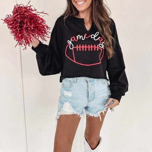Gameday Pullover – Red/Black — изображение 4