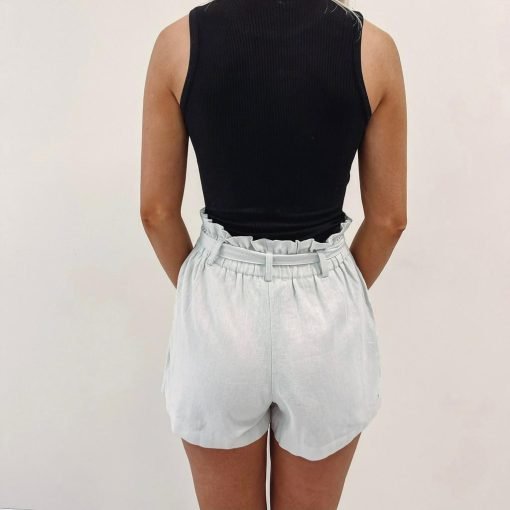 Grey Belted Shorts - 画像 (6)