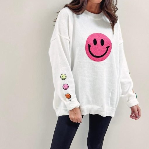 Happy Patch Sweater - Image 5