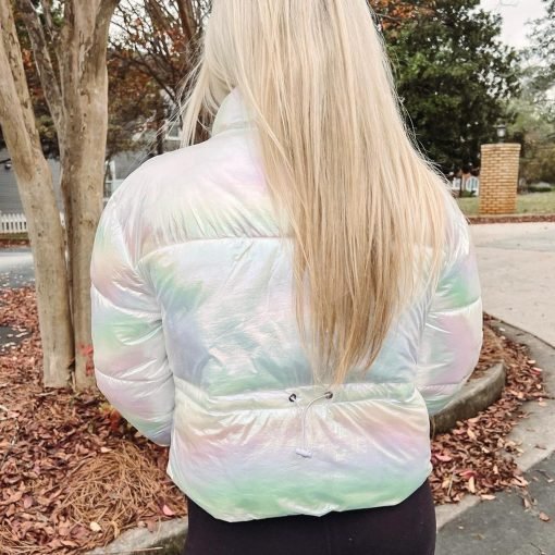 Iridescent Puffer Jacket - Image 6