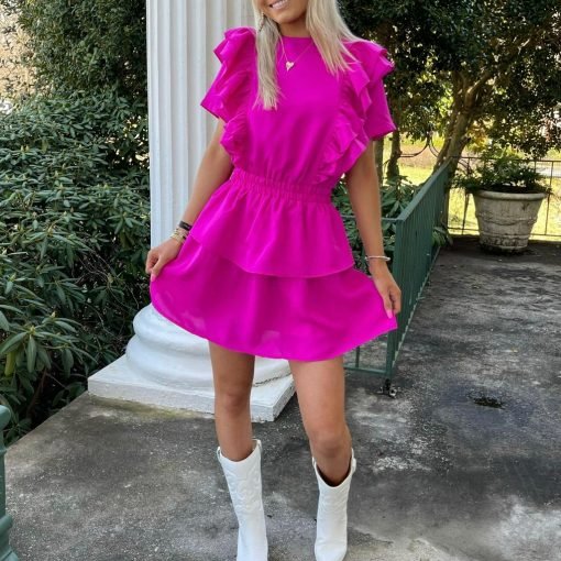 Jacie Ruffle Dress - Image 3