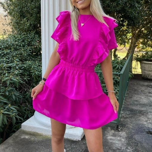 Jacie Ruffle Dress - Image 5