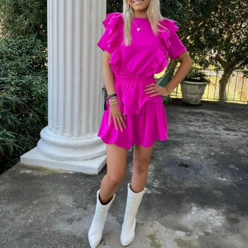 Jacie Ruffle Dress - Image 6