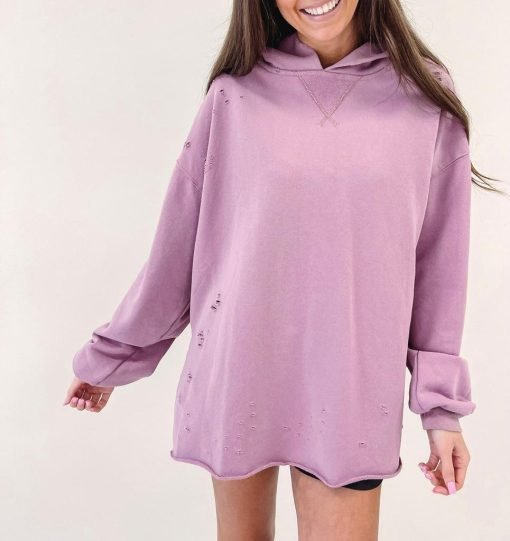 Meagan Distressed Hoodie - Image 4