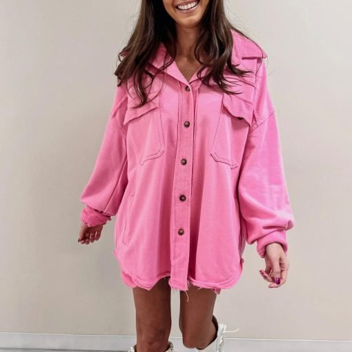 Olson Shacket – Pink - 画像 (3)