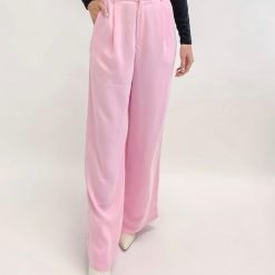 Pink Pleated Pants