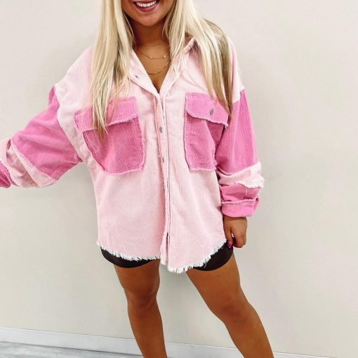 Pink Two Toned Shacket - Image 5