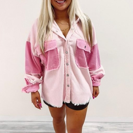 Pink Two Toned Shacket - Image 6