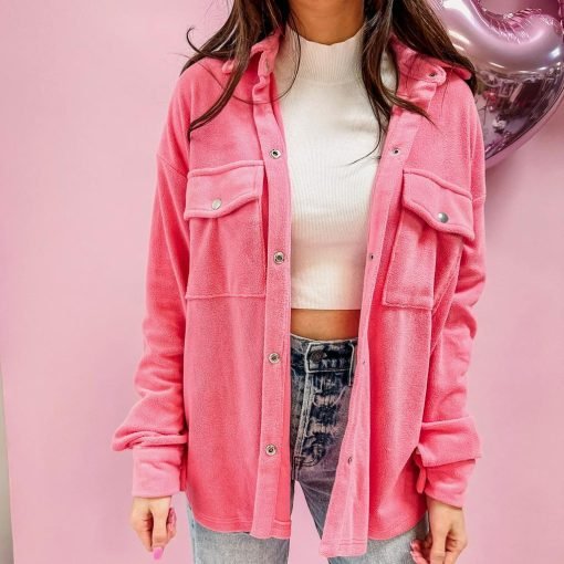 Polly Pink Shacket - 画像 (4)