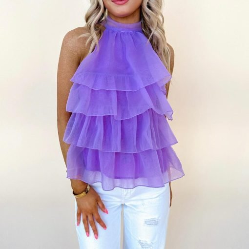 Purple Tulle Top - Image 6