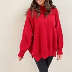 Rachael Red Sweater