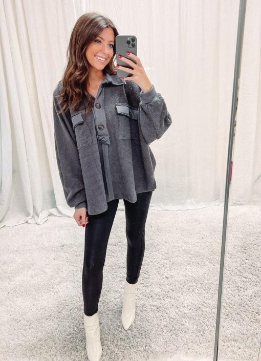 Robbie Pullover – Charcoal