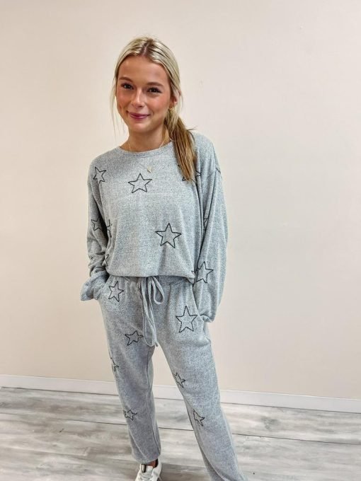 Sallie Star Print Lounge Set - Image 3