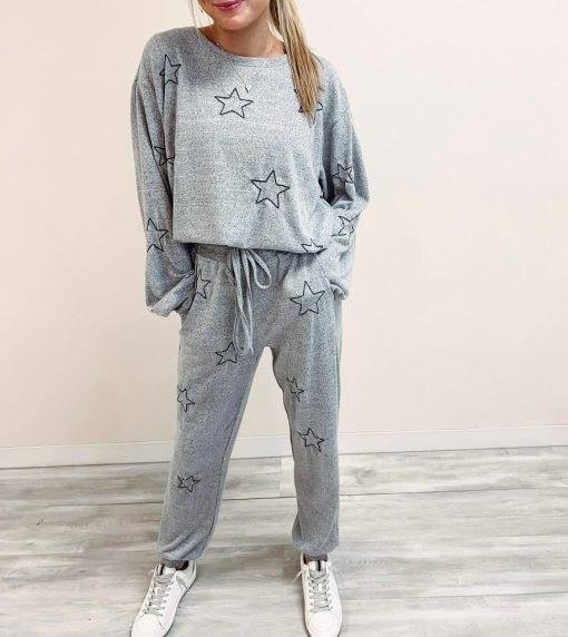 Sallie Star Print Lounge Set - Image 4