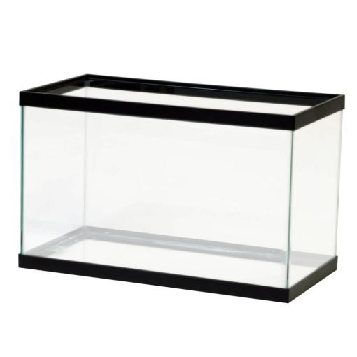 Aqueon Standard Glass Rectangle Aquarium Clear Silicone Black - 10 Gal