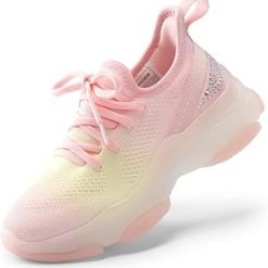 2025 Girls'Slip-On Sneakers Children's Lightweight Jelly Sole Walking Shoes