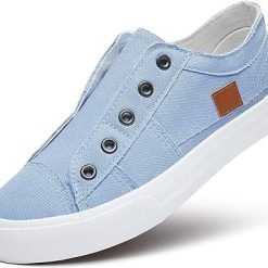 2025 Women's Slip-On Shoes,Non-Slip Fashionable Canvas Sneakers,Low-Top Casual Shoes