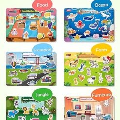 Children's Wooden Magnetic Sight Word Fishing Toy